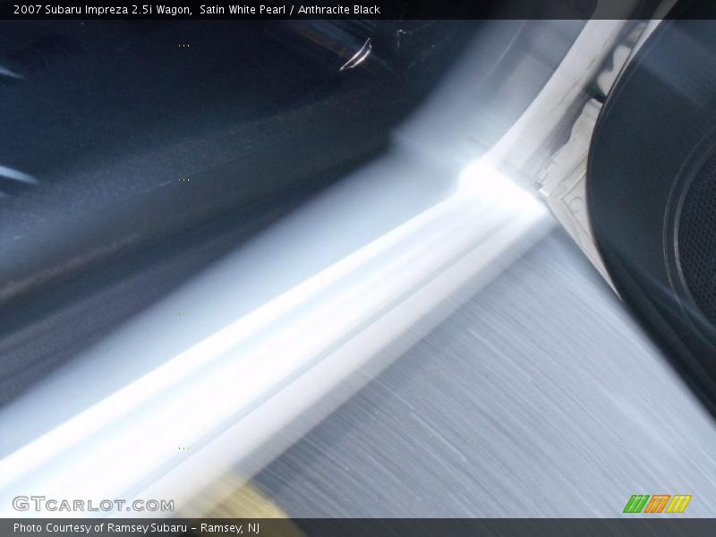 Satin White Pearl / Anthracite Black 2007 Subaru Impreza 2.5i Wagon