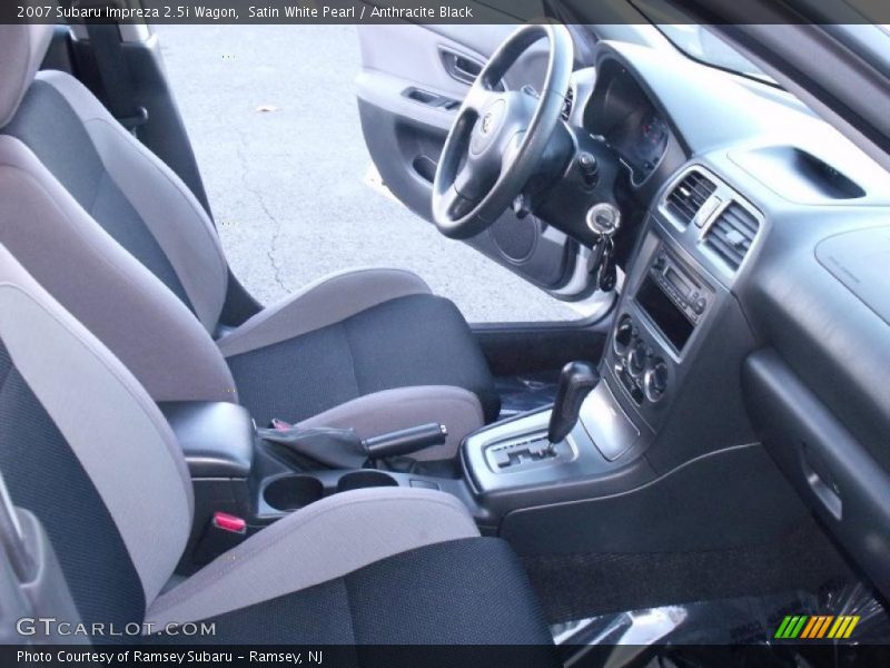 Satin White Pearl / Anthracite Black 2007 Subaru Impreza 2.5i Wagon