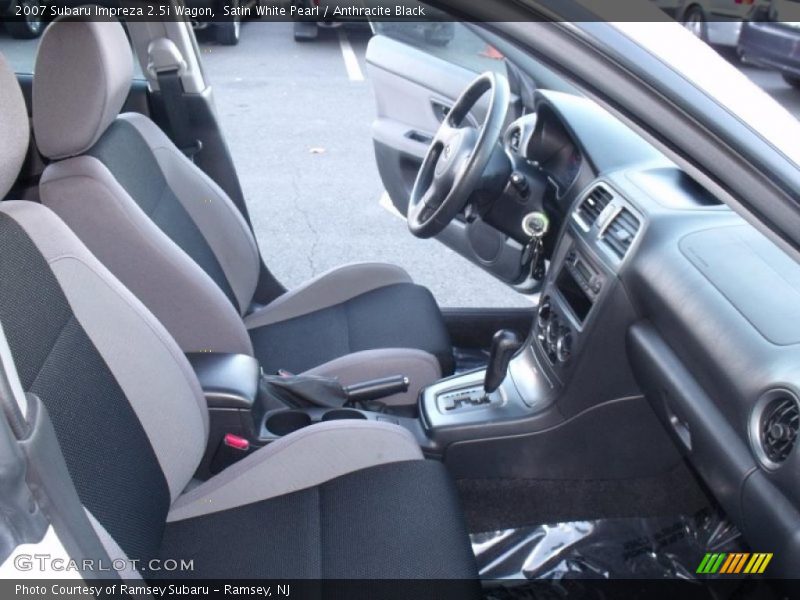 Satin White Pearl / Anthracite Black 2007 Subaru Impreza 2.5i Wagon