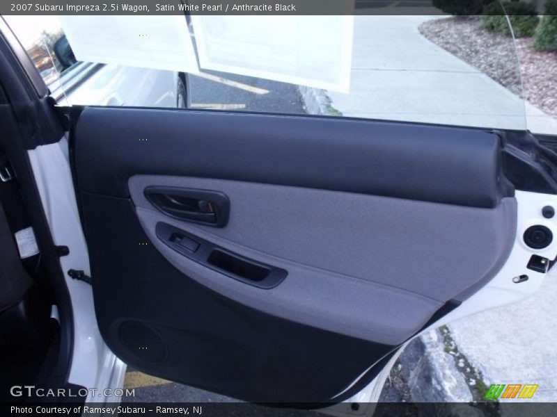 Satin White Pearl / Anthracite Black 2007 Subaru Impreza 2.5i Wagon