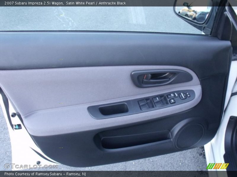 Satin White Pearl / Anthracite Black 2007 Subaru Impreza 2.5i Wagon