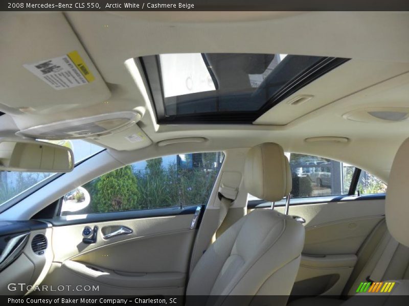 Arctic White / Cashmere Beige 2008 Mercedes-Benz CLS 550
