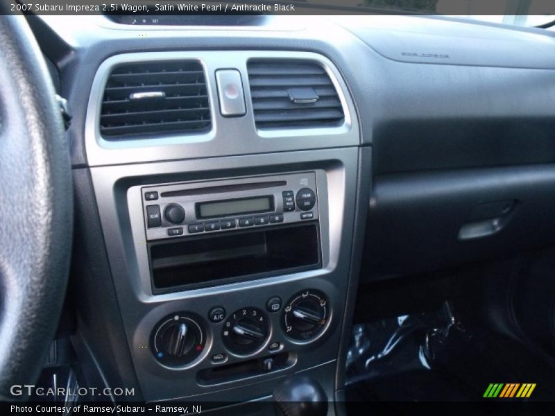 Satin White Pearl / Anthracite Black 2007 Subaru Impreza 2.5i Wagon