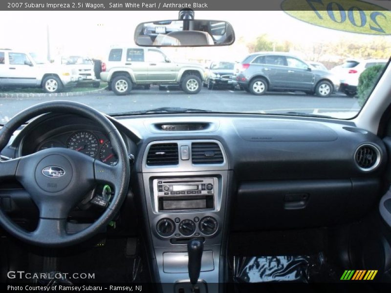 Satin White Pearl / Anthracite Black 2007 Subaru Impreza 2.5i Wagon