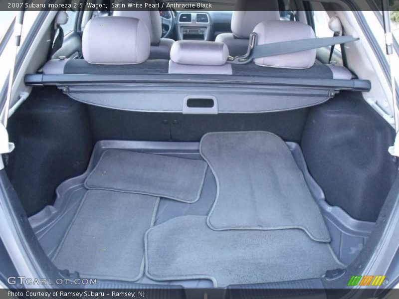 Satin White Pearl / Anthracite Black 2007 Subaru Impreza 2.5i Wagon