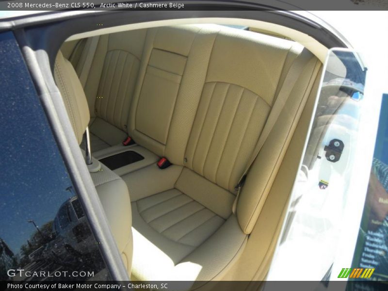 Arctic White / Cashmere Beige 2008 Mercedes-Benz CLS 550