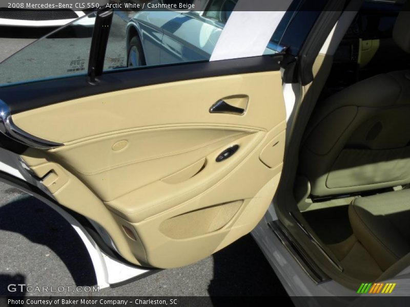 Arctic White / Cashmere Beige 2008 Mercedes-Benz CLS 550