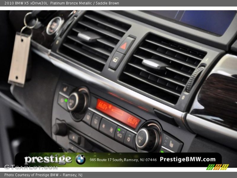 Platinum Bronze Metallic / Saddle Brown 2010 BMW X5 xDrive30i