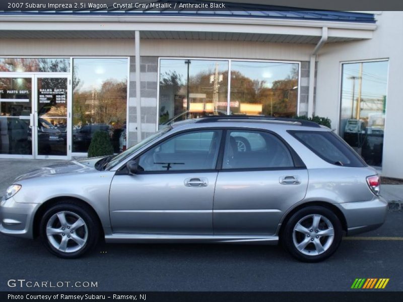 Crystal Gray Metallic / Anthracite Black 2007 Subaru Impreza 2.5i Wagon