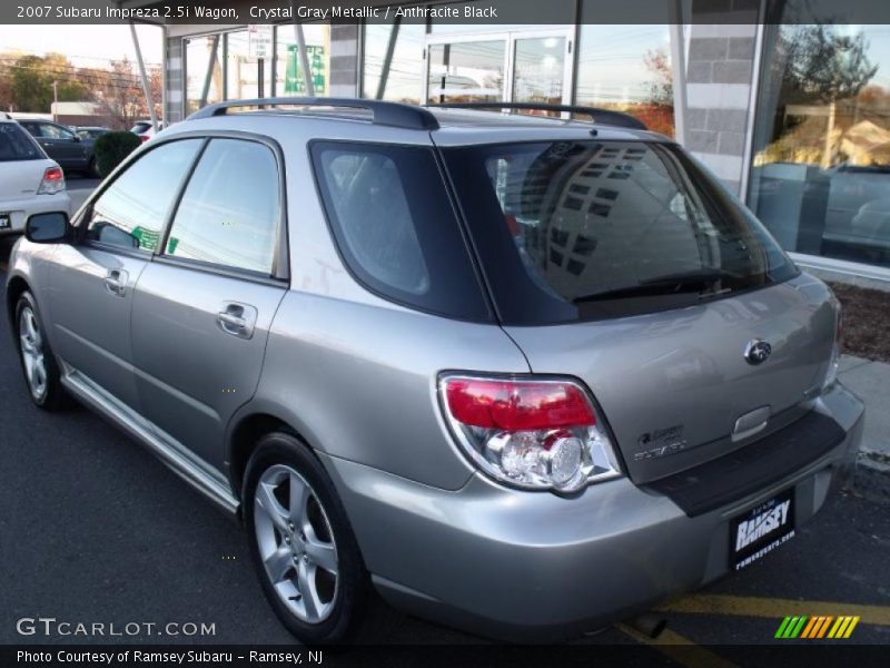 Crystal Gray Metallic / Anthracite Black 2007 Subaru Impreza 2.5i Wagon