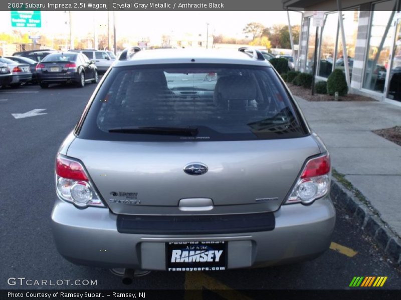 Crystal Gray Metallic / Anthracite Black 2007 Subaru Impreza 2.5i Wagon