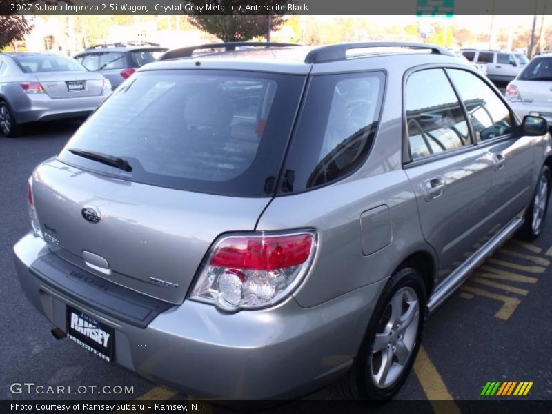 Crystal Gray Metallic / Anthracite Black 2007 Subaru Impreza 2.5i Wagon