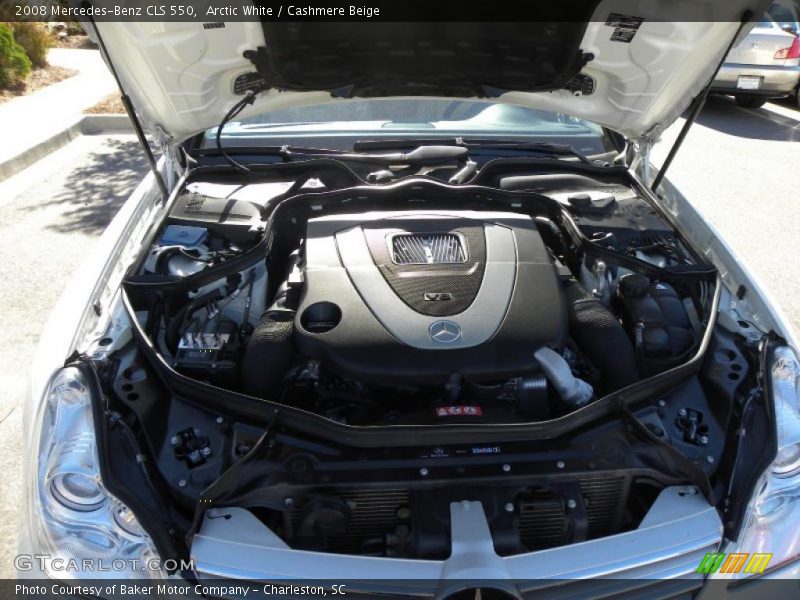 Arctic White / Cashmere Beige 2008 Mercedes-Benz CLS 550