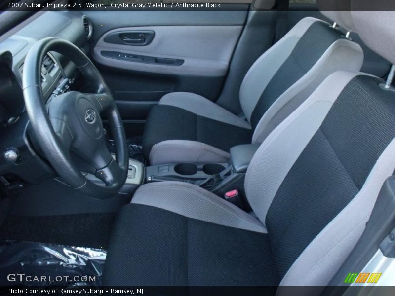 Crystal Gray Metallic / Anthracite Black 2007 Subaru Impreza 2.5i Wagon