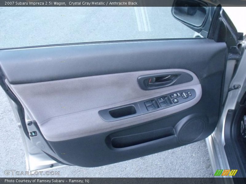 Crystal Gray Metallic / Anthracite Black 2007 Subaru Impreza 2.5i Wagon