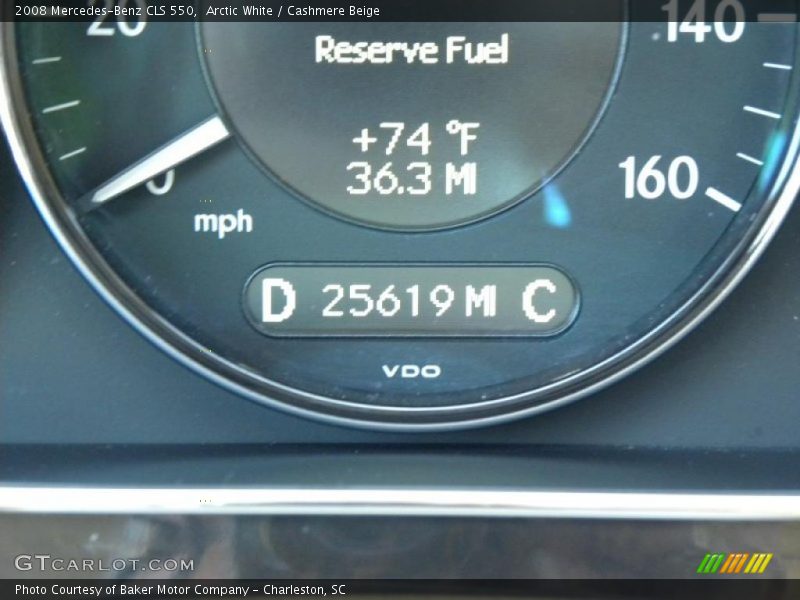 Arctic White / Cashmere Beige 2008 Mercedes-Benz CLS 550