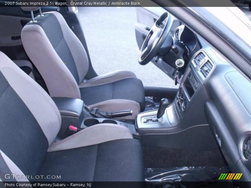 Crystal Gray Metallic / Anthracite Black 2007 Subaru Impreza 2.5i Wagon