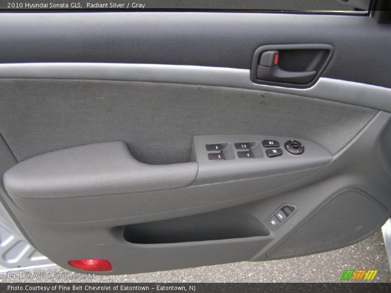 Radiant Silver / Gray 2010 Hyundai Sonata GLS