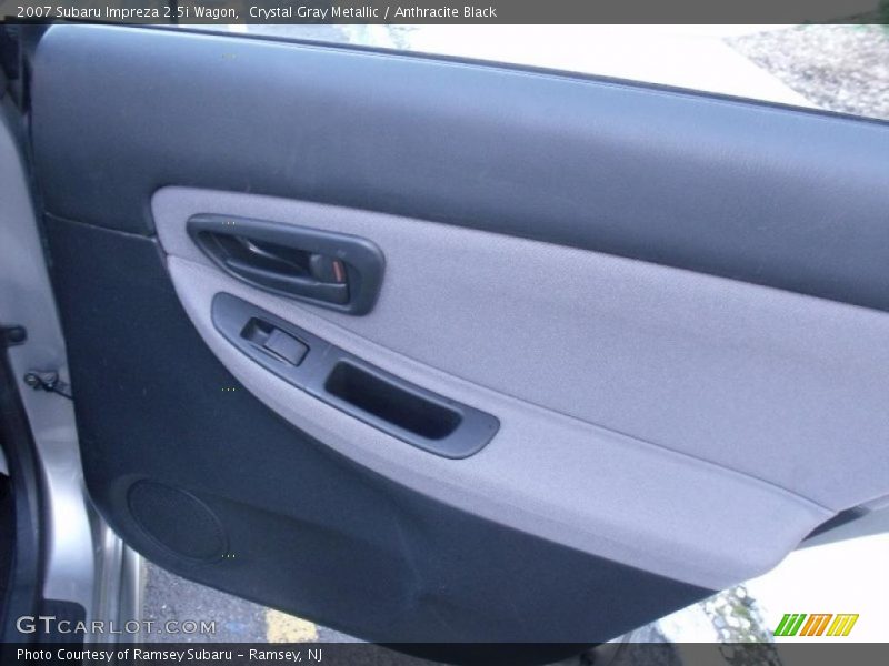 Crystal Gray Metallic / Anthracite Black 2007 Subaru Impreza 2.5i Wagon