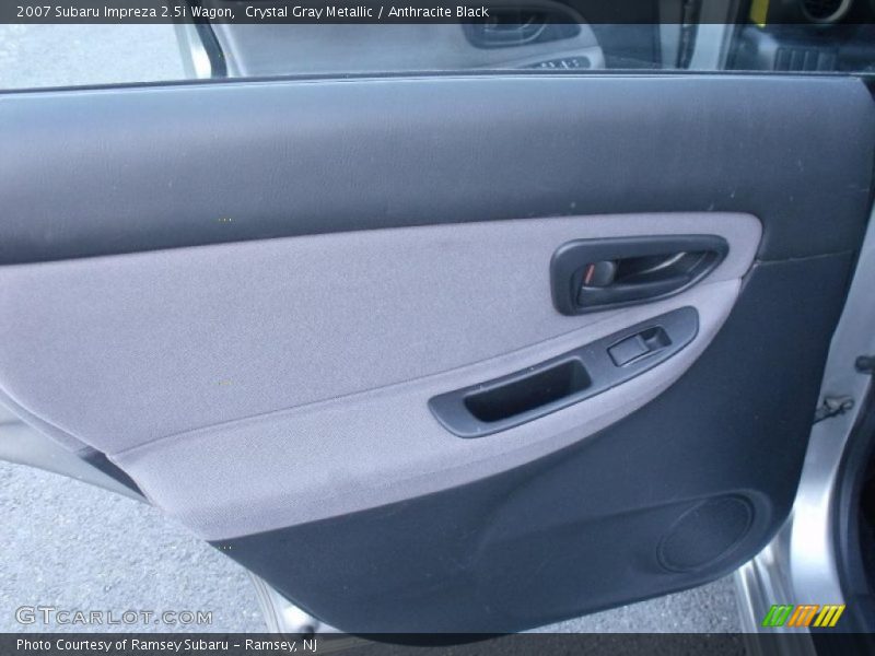Crystal Gray Metallic / Anthracite Black 2007 Subaru Impreza 2.5i Wagon