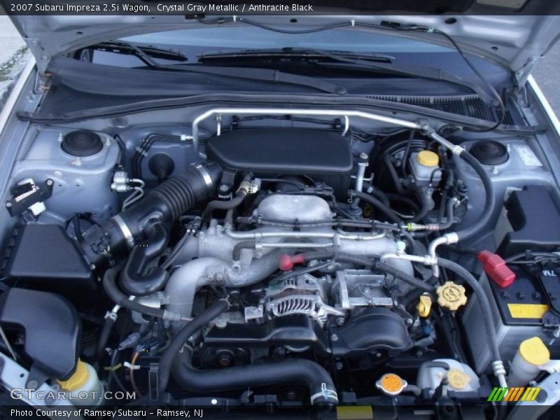 Crystal Gray Metallic / Anthracite Black 2007 Subaru Impreza 2.5i Wagon