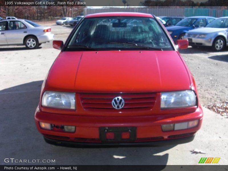 Flash Red / Black 1995 Volkswagen Golf 4 Door