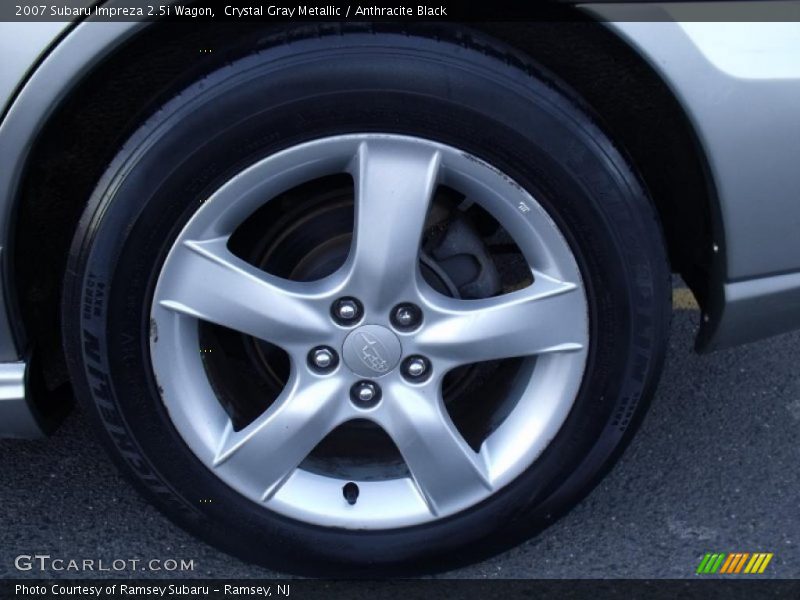 Crystal Gray Metallic / Anthracite Black 2007 Subaru Impreza 2.5i Wagon