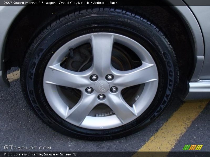 Crystal Gray Metallic / Anthracite Black 2007 Subaru Impreza 2.5i Wagon