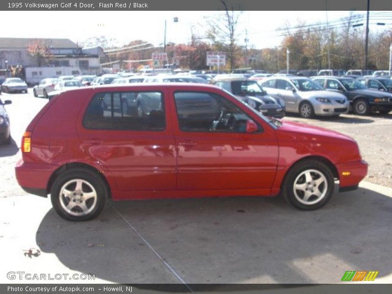 Flash Red / Black 1995 Volkswagen Golf 4 Door