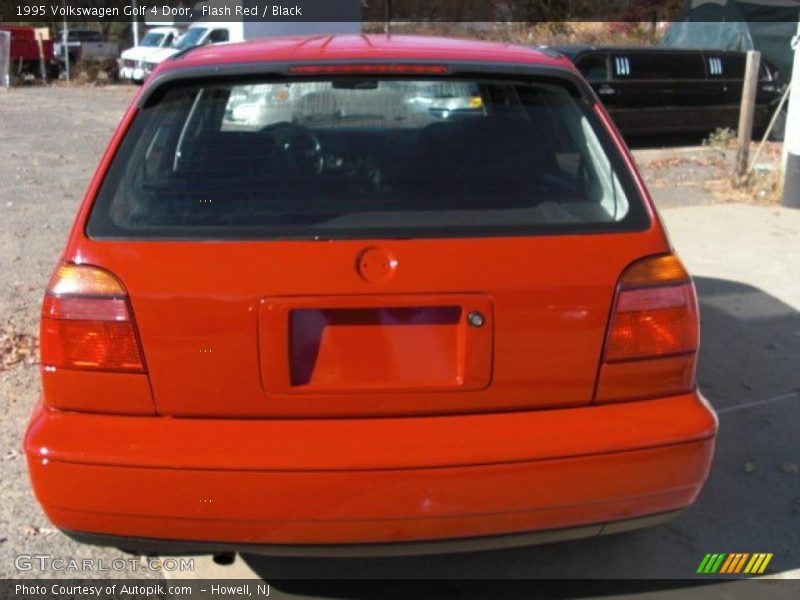 Flash Red / Black 1995 Volkswagen Golf 4 Door