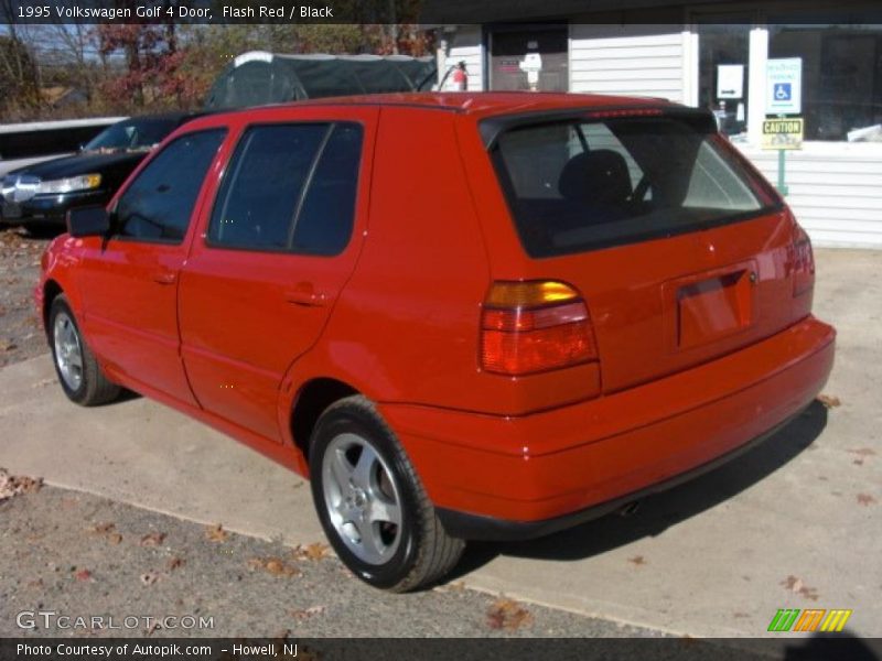 Flash Red / Black 1995 Volkswagen Golf 4 Door