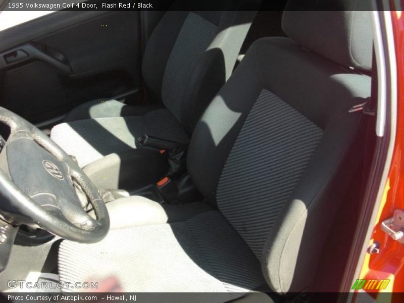 Flash Red / Black 1995 Volkswagen Golf 4 Door