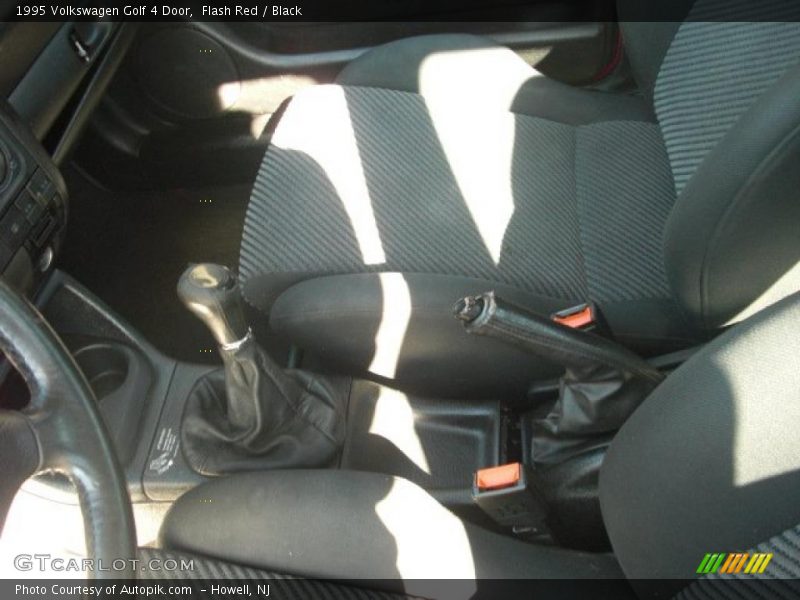 Flash Red / Black 1995 Volkswagen Golf 4 Door