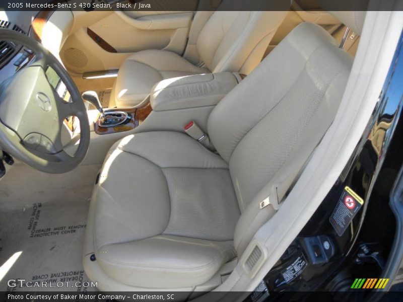  2005 S 430 Sedan Java Interior