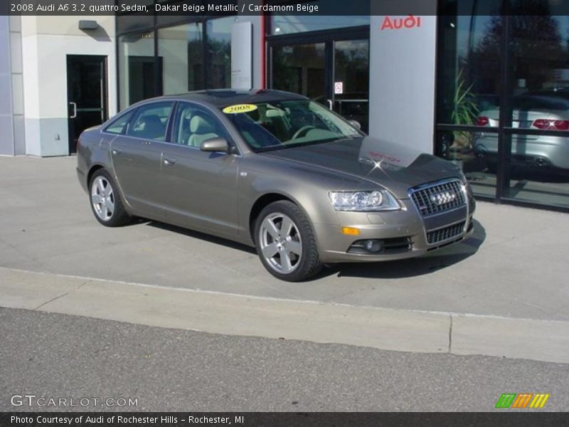 Dakar Beige Metallic / Cardamom Beige 2008 Audi A6 3.2 quattro Sedan