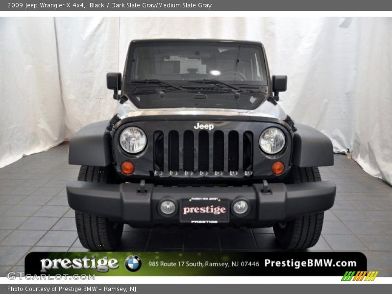 Black / Dark Slate Gray/Medium Slate Gray 2009 Jeep Wrangler X 4x4