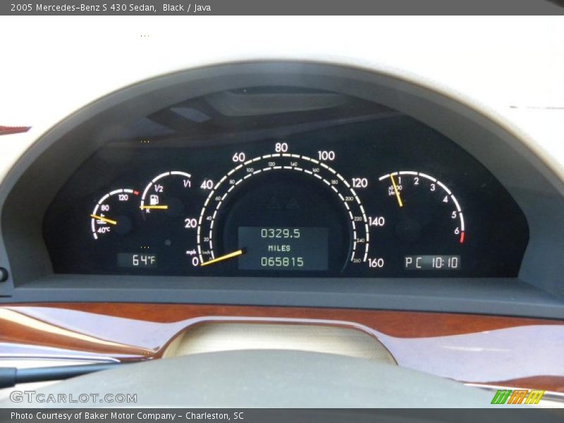  2005 S 430 Sedan 430 Sedan Gauges