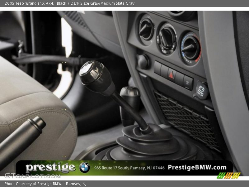 Black / Dark Slate Gray/Medium Slate Gray 2009 Jeep Wrangler X 4x4