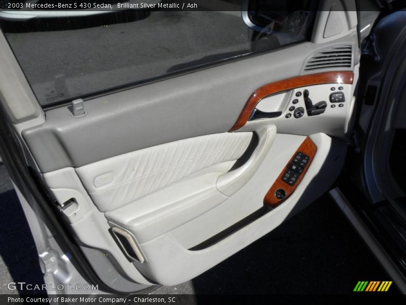 Brilliant Silver Metallic / Ash 2003 Mercedes-Benz S 430 Sedan