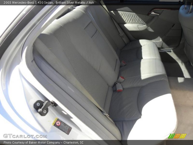 Brilliant Silver Metallic / Ash 2003 Mercedes-Benz S 430 Sedan