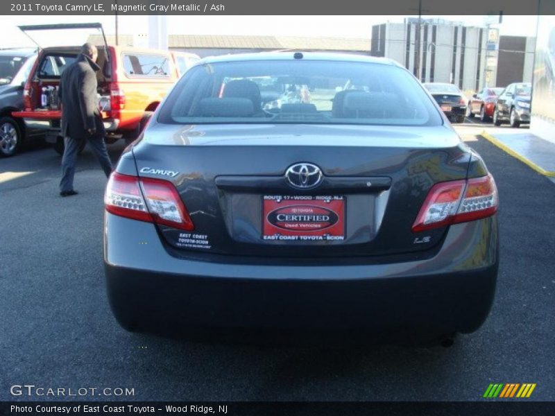 Magnetic Gray Metallic / Ash 2011 Toyota Camry LE