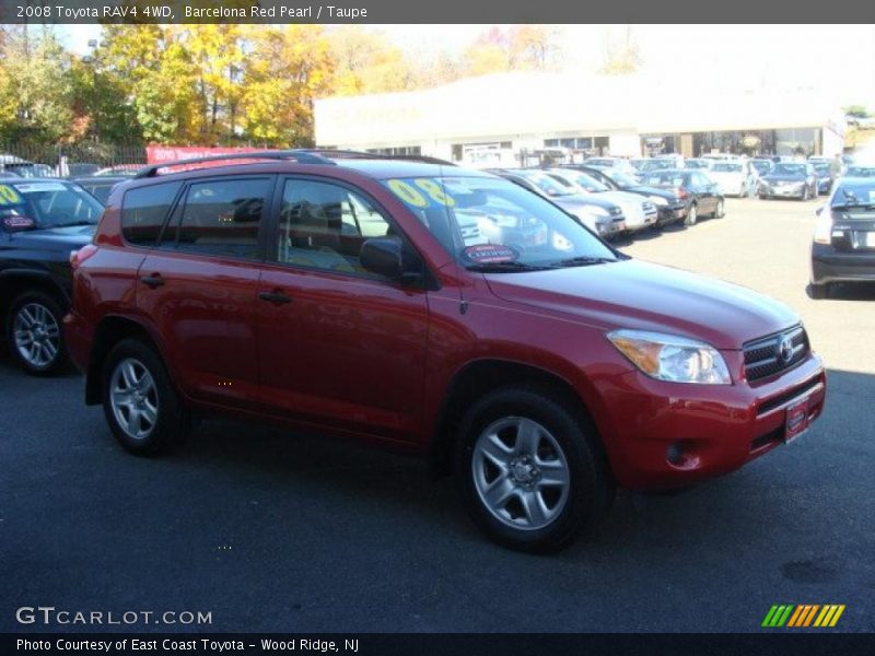 Barcelona Red Pearl / Taupe 2008 Toyota RAV4 4WD