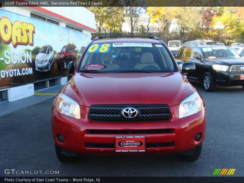 Barcelona Red Pearl / Taupe 2008 Toyota RAV4 4WD