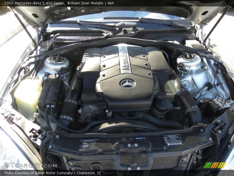 2003 S 430 Sedan Engine - 4.3 Liter SOHC 24-Valve V8