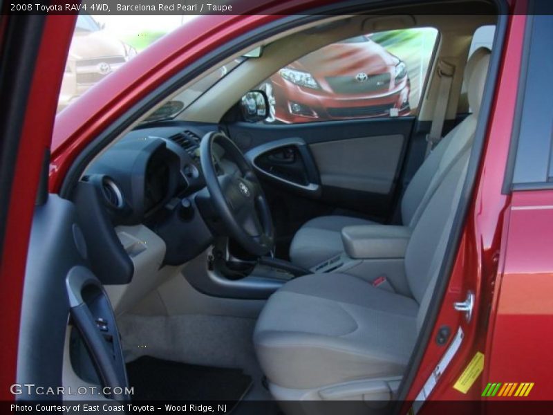 Barcelona Red Pearl / Taupe 2008 Toyota RAV4 4WD