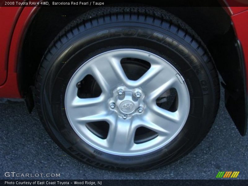 Barcelona Red Pearl / Taupe 2008 Toyota RAV4 4WD