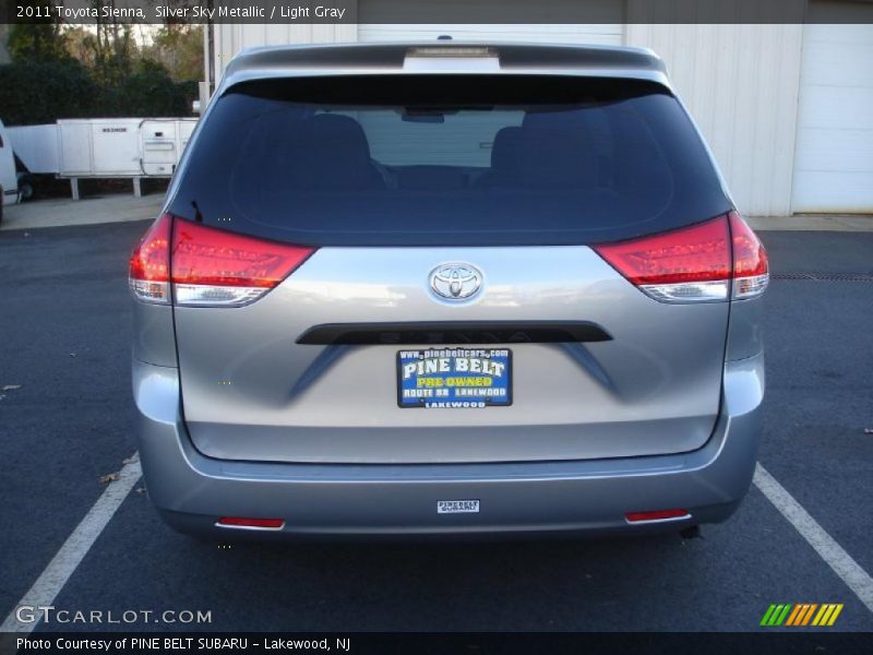 Silver Sky Metallic / Light Gray 2011 Toyota Sienna