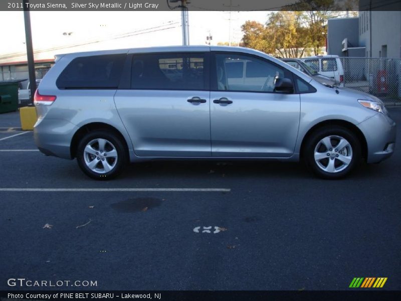 Silver Sky Metallic / Light Gray 2011 Toyota Sienna