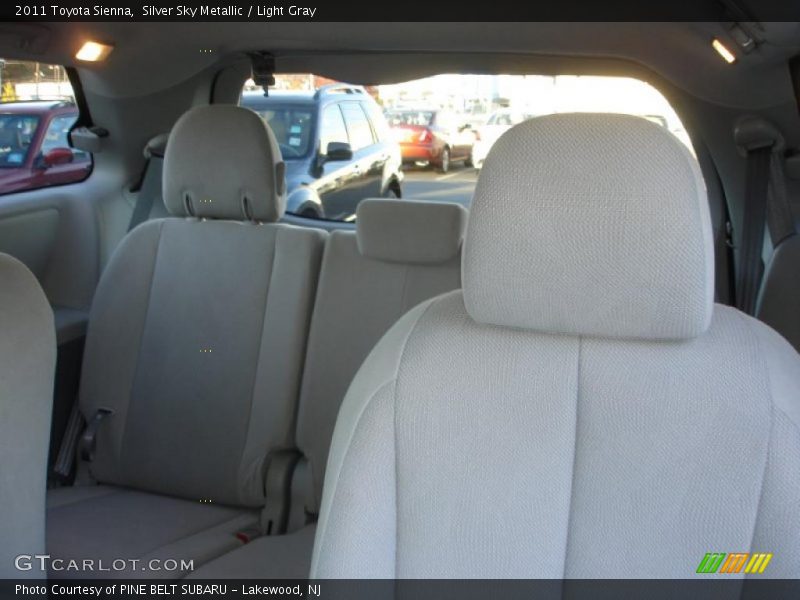  2011 Sienna  Light Gray Interior