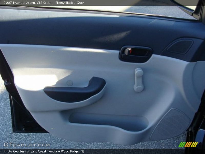 Ebony Black / Gray 2007 Hyundai Accent GLS Sedan